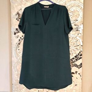 Womens Lush Front Pocket Short Sleeve Dress, Size XL